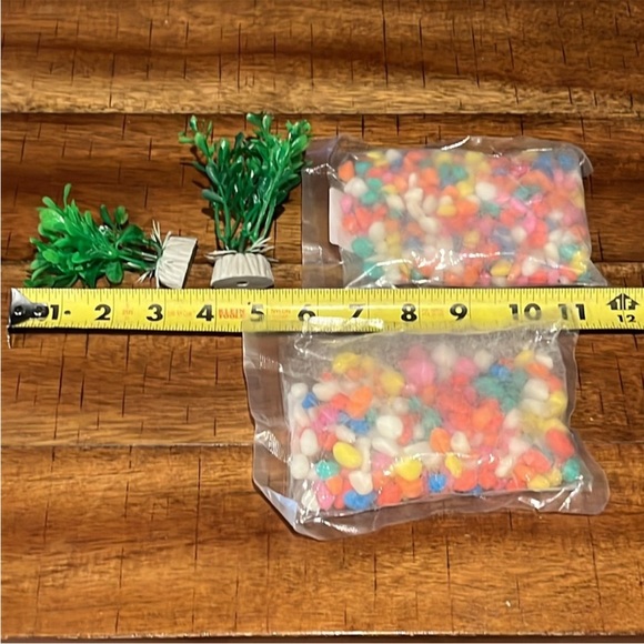 Vintage 1980s Aquarium Car decor with accessories - Picture 15 of 16